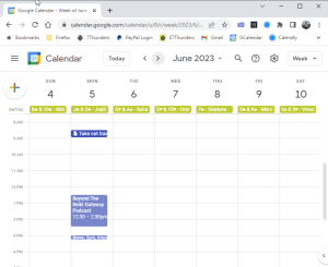Destiny Calendar Online for Google Calendar
